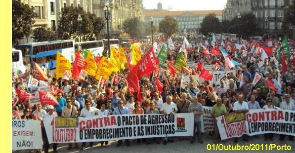 Manifestao da CGTP no Porto, 01/Outubro/2011