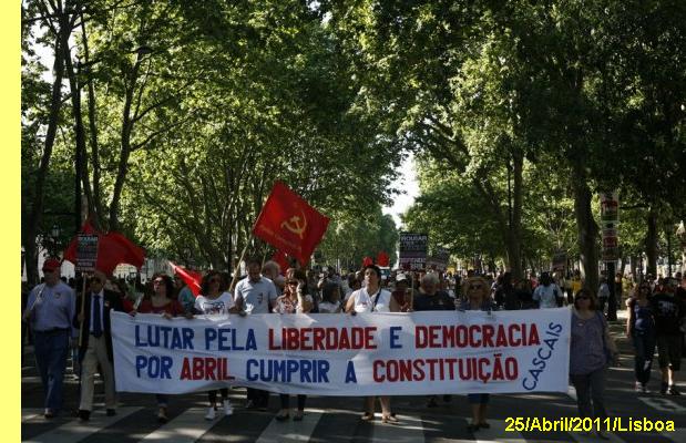 Manifestao do 25 de Abril de 2011